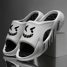 Load image into Gallery viewer, OURANNI Men's Fashion Cartoon Print Lightweight Indoor Shower Slippers, Trendy Unisex for Couples' Daily Casual Sports and Beach Vacation, Durable EVA Structure for Multiple Scenarios, Casual Footwear, Vacation Footwear, Styl