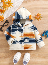 Load image into Gallery viewer, Boys' Christmas Fashion Cute Autumn Winter Thick Fleece Print Kids Warm New Jacket Coat, Boy Christmas Outfit