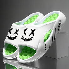 Load image into Gallery viewer, OURANNI Men's Fashion Cartoon Print Lightweight Indoor Shower Slippers, Trendy Unisex for Couples' Daily Casual Sports and Beach Vacation, Durable EVA Structure for Multiple Scenarios, Casual Footwear, Vacation Footwear, Styl