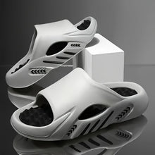 Load image into Gallery viewer, OURANNI Men's Fashion Cartoon Print Lightweight Indoor Shower Slippers, Trendy Unisex for Couples' Daily Casual Sports and Beach Vacation, Durable EVA Structure for Multiple Scenarios, Casual Footwear, Vacation Footwear, Styl