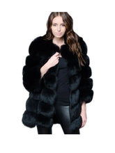 Load image into Gallery viewer, ZADORIN Empress Luxe Faux Fur Long Coat for Women