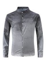 Load image into Gallery viewer, Verdant Sovereign Ombre Button Shirt for Men