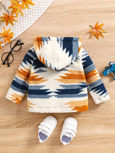 Load image into Gallery viewer, Boys' Christmas Fashion Cute Autumn Winter Thick Fleece Print Kids Warm New Jacket Coat, Boy Christmas Outfit