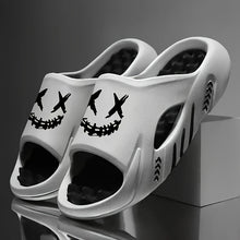 Load image into Gallery viewer, OURANNI Men's Fashion Cartoon Print Lightweight Indoor Shower Slippers, Trendy Unisex for Couples' Daily Casual Sports and Beach Vacation, Durable EVA Structure for Multiple Scenarios, Casual Footwear, Vacation Footwear, Styl