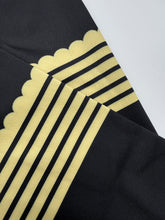 Load image into Gallery viewer, Men's African-Inspired Long Sleeve T-Shirt - Black & Golden Ethnic Print with Nigerian/ Ghanaian Style Patterns, Loose Fit Casual & Formal Wear, All-Season Round Neck Shirt (No Pants) for Daily Outfits & Cultural Events