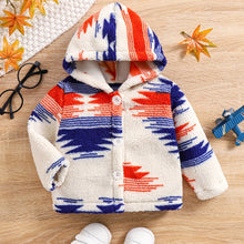 Load image into Gallery viewer, Boys' Christmas Fashion Cute Autumn Winter Thick Fleece Print Kids Warm New Jacket Coat, Boy Christmas Outfit