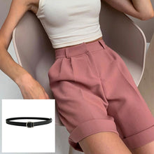 Load image into Gallery viewer, Hirsionsan High Waist Shorts Women New Summer Casual Elegant Soft Pants with Sashes Loose Shorts with Pockets for Ladies