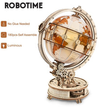 Load image into Gallery viewer, Robotime Rokr Luminous Wooden LED Light Hot Selling 180PCS Model Building Block Kits Toy Gift for Children Adult 3D Puzzle