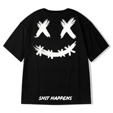 Load image into Gallery viewer, HMZ T Shirt Streetwear Men Oversize Hip Hop T-Shirt Smile Print Harajuku Tshirt Summer Short Sleeve Cotton Loose Tops Tees