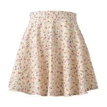 Load image into Gallery viewer, Summer new women' floral print skirt high waist umbrella mini skirt Female invisible zipper chiffon print short skirt women 2022
