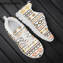 Load image into Gallery viewer, INSTANTARTS Tribal African Pattern Women Casual Sneaker Comfort Lightweight Flat Shoes 2020 New Style Footwear Zapatos Lace up