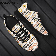 Load image into Gallery viewer, INSTANTARTS Tribal African Pattern Women Casual Sneaker Comfort Lightweight Flat Shoes 2020 New Style Footwear Zapatos Lace up