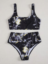 Load image into Gallery viewer, New Print Sport Bandeau Push up Bikinis Sexy Marble Women Swimsuit High Waist Swimwear Women bathing suit Beach wear