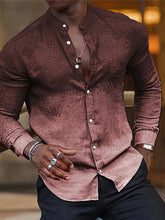 Load image into Gallery viewer, Verdant Sovereign Ombre Button Shirt for Men
