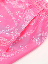 Load image into Gallery viewer, Paisley Men's Casual Hawaiian Beach Shorts with Pockets, Patterned Drawstring Swim Trunks for Summer Vacation Beach Pool, Outdoor Beach Shorts
