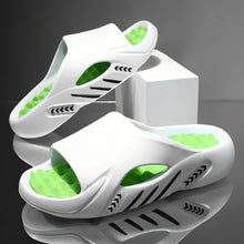 Load image into Gallery viewer, OURANNI Men's Fashion Cartoon Print Lightweight Indoor Shower Slippers, Trendy Unisex for Couples' Daily Casual Sports and Beach Vacation, Durable EVA Structure for Multiple Scenarios, Casual Footwear, Vacation Footwear, Styl
