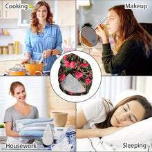 Load image into Gallery viewer, Awegeo Luxury Shower Cap for Women - Unscented, Hand-Tied Knot, Fashionable African Print Turban - Versatile for Daily Use, Comfortable &amp; Breathable High-Quality Head Wrap (1-Pack)
