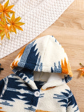 Load image into Gallery viewer, Boys' Christmas Fashion Cute Autumn Winter Thick Fleece Print Kids Warm New Jacket Coat, Boy Christmas Outfit
