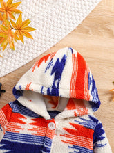 Load image into Gallery viewer, Boys' Christmas Fashion Cute Autumn Winter Thick Fleece Print Kids Warm New Jacket Coat, Boy Christmas Outfit
