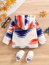 Load image into Gallery viewer, Boys' Christmas Fashion Cute Autumn Winter Thick Fleece Print Kids Warm New Jacket Coat, Boy Christmas Outfit
