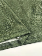 Load image into Gallery viewer, Men'S Vintage Green Henley Shirt with Traditional African Patterns - Casual Short Sleeve, Button-Up, V-Neck, Summer Wear, Polyester Blend, Button Detail, African Fashion Shirt
