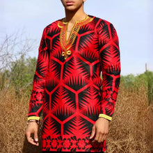 Load image into Gallery viewer, 2026 Men's Summer African T-Shirt Fashion Neck Print Short Sleeve Tee Africa Dashiki Simple Casual National Style T-Shirt Male
