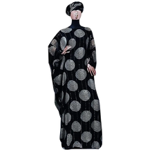 Load image into Gallery viewer, Elegant African Elegant Dresses for Women Muslim Fashion Abayas Dashiki Robe Kaftan Long Maxi Dress Free size fit M-5XL
