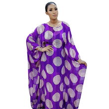 Load image into Gallery viewer, Elegant African Elegant Dresses for Women Muslim Fashion Abayas Dashiki Robe Kaftan Long Maxi Dress Free size fit M-5XL
