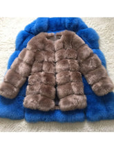 Load image into Gallery viewer, ZADORIN Empress Luxe Faux Fur Long Coat for Women
