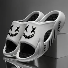 Load image into Gallery viewer, OURANNI Men's Fashion Cartoon Print Lightweight Indoor Shower Slippers, Trendy Unisex for Couples' Daily Casual Sports and Beach Vacation, Durable EVA Structure for Multiple Scenarios, Casual Footwear, Vacation Footwear, Styl
