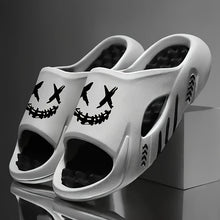Load image into Gallery viewer, OURANNI Men's Fashion Cartoon Print Lightweight Indoor Shower Slippers, Trendy Unisex for Couples' Daily Casual Sports and Beach Vacation, Durable EVA Structure for Multiple Scenarios, Casual Footwear, Vacation Footwear, Styl
