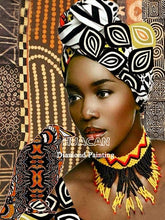 Load image into Gallery viewer, Huacan 5d Diamond Painting African Woman Handmade Gift Embroidery Portrait Farmhouse Home Decor Home Decor
