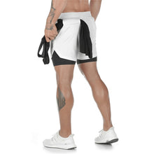 Load image into Gallery viewer, Summer Running Shorts Men 2 in 1 Sports Jogging Fitness Shorts Training Quick Dry Mens Gym Men Shorts Sport gym Short Pants
